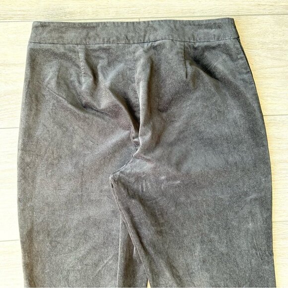 Talbots Black  Curvy Slim Fit Velveteen Pants - Picture 11 of 13